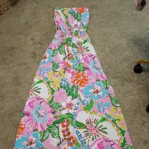 Lilly Pulitzer Colorful Floral Dress